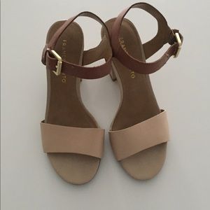 Cream Franco Sarto sandals